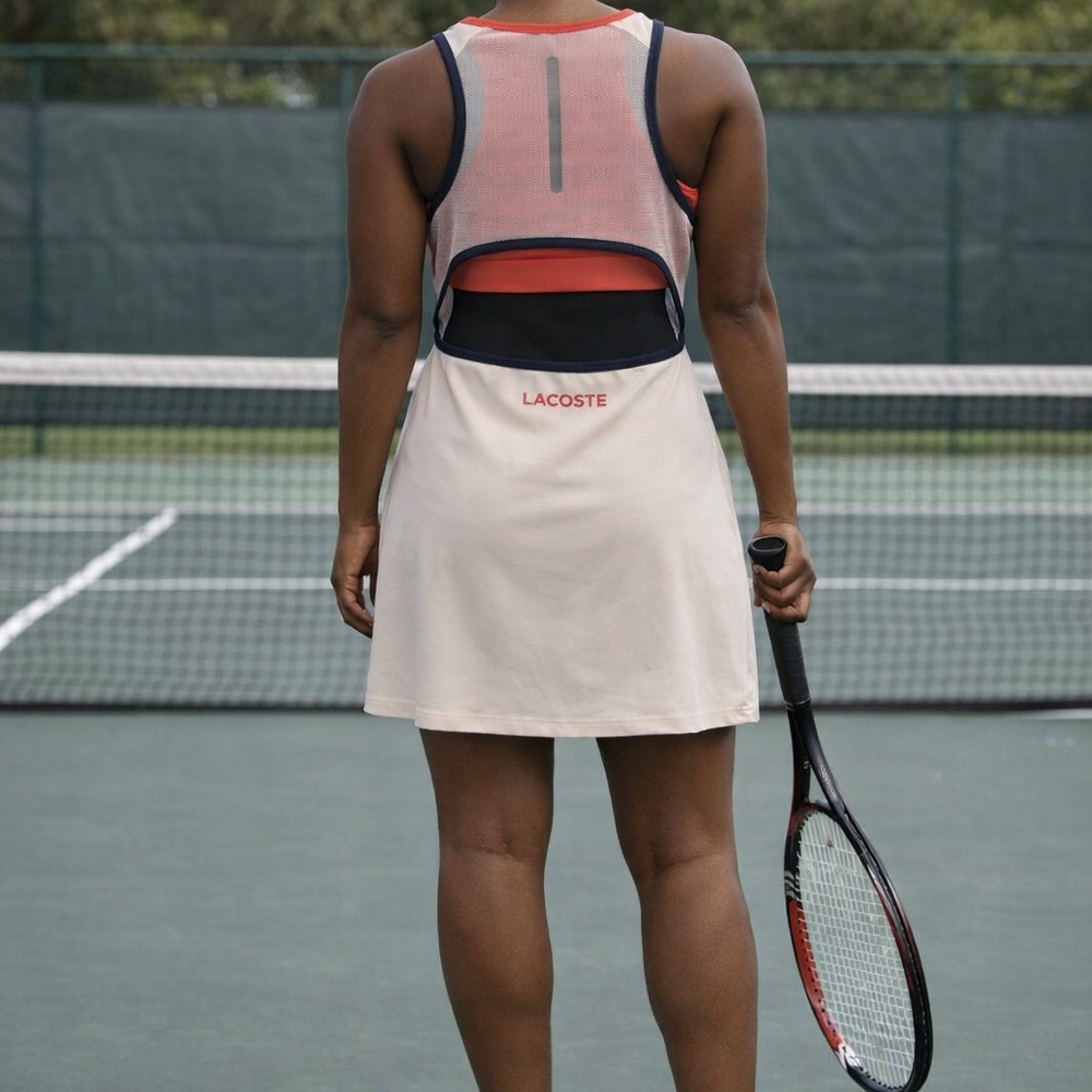 Lacoste Women's White Tennis Dress
